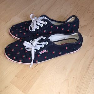 Vans cedar strawberry canvas shoes